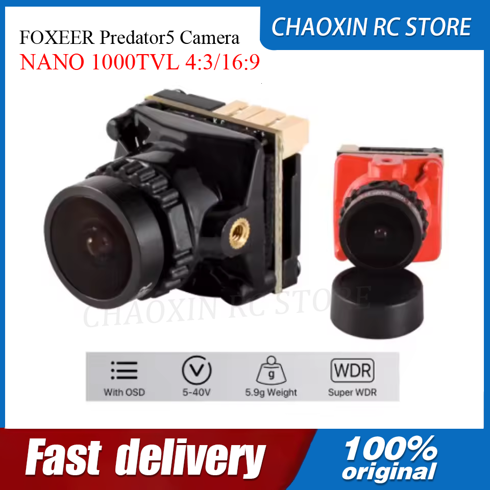 Fpv Drone Battery - กล้อง FOXEER Predator5 NANO 1000TVL อัตราส่วนภาพ