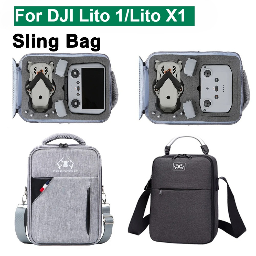 Fpv Drone Bag - สำหรับ DJI Lito 1/Lito X1 กระเป๋าสะพายไหล่แบบพกพา