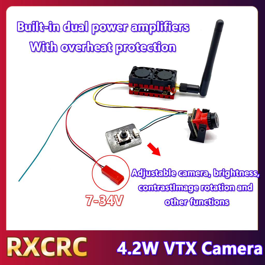 RXCRC 5.8G 48CH 4.2W VTX เครื่ - Fpv Drone Frame บทวิจารณ์และราคา
