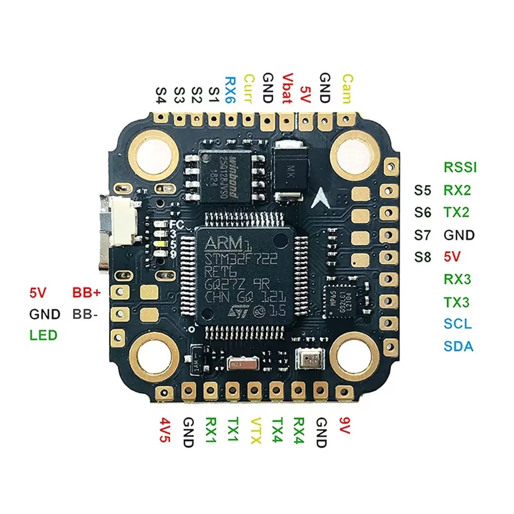 ตัวควบคุมการบิน VivaSF7 MINI M - Betaflight Fc F7 บทวิจารณ์และราคา