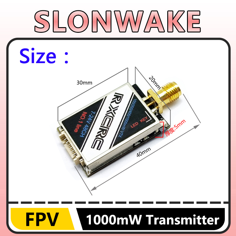 SLONWAKE 5.8G 48CH 1W VTX 100/ - Fpv Drone Frame บทวิจารณ์และราคา