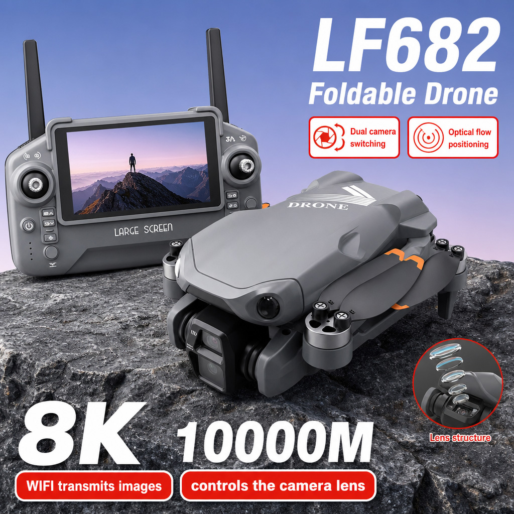 โดรนถ่ายภาพทางอากาศ LF682 8K H - Dji Drone Mini 3 บทวิจารณ์และราคา