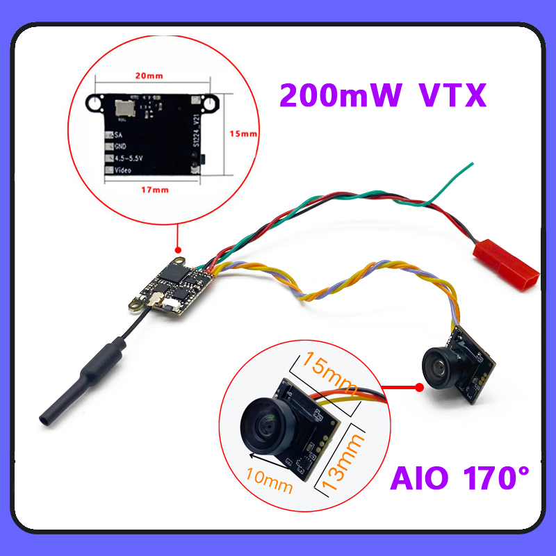 SLONWAKE 5.8G 1200TVL กล้อง FP - Fpv Drone Frame บทวิจารณ์และราคา